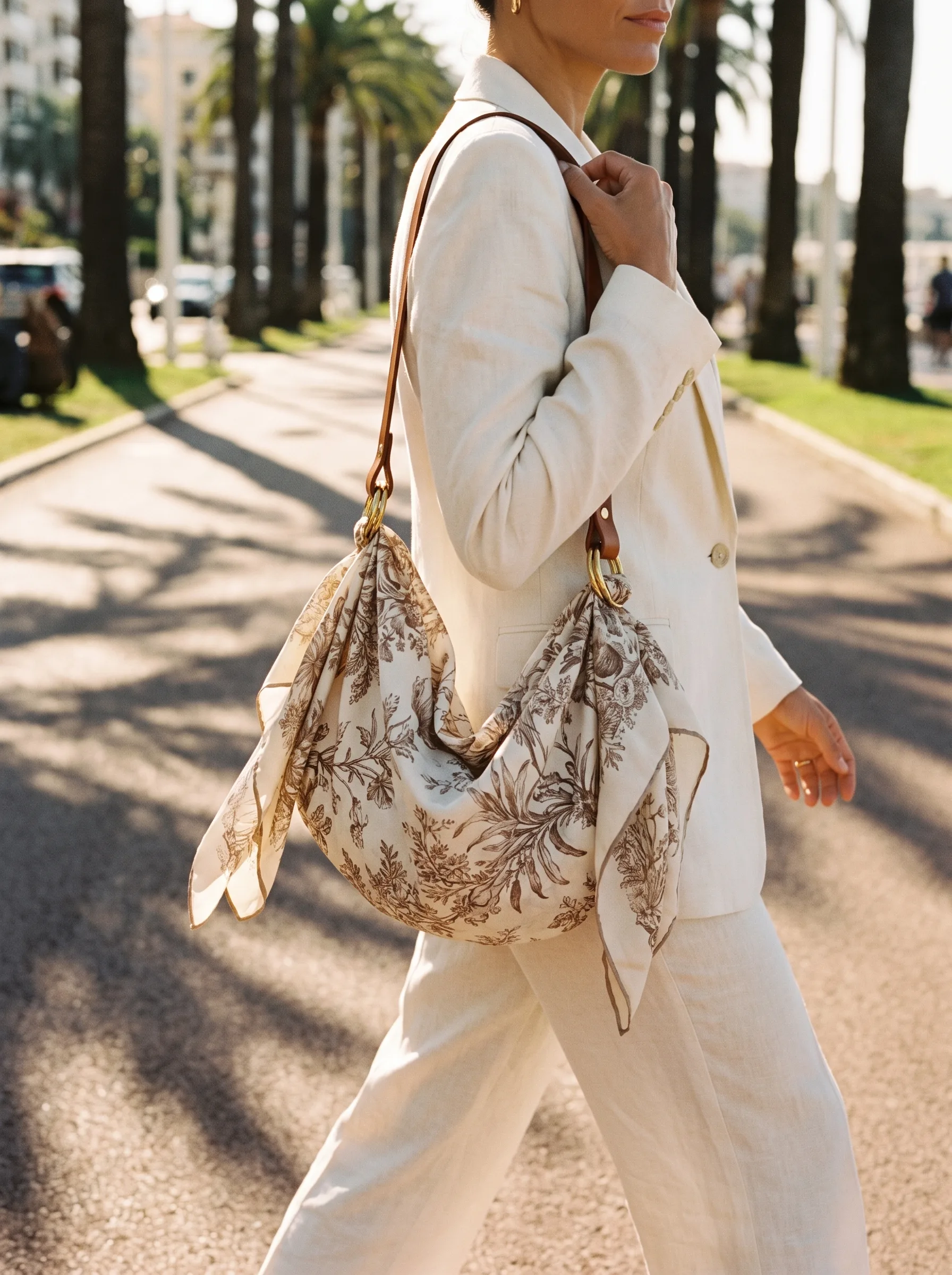 Worn on the shoulder on the Riviera